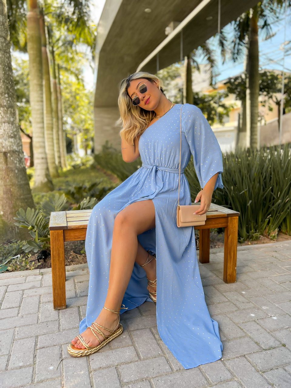 VESTIDO CF JACQUE LUZ azul
