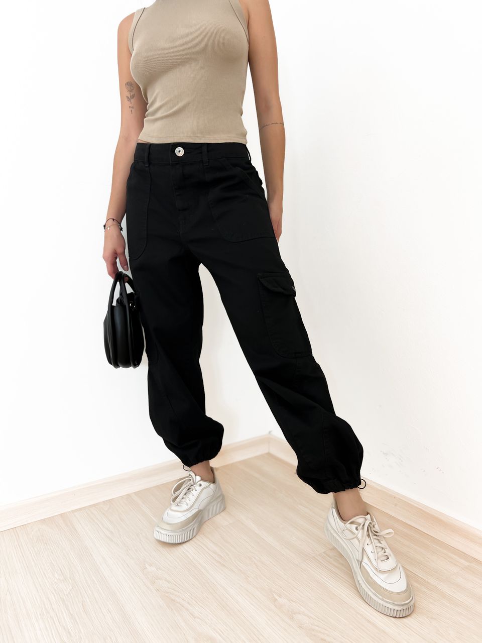 CALÇA CARGO BEATRIZ Preta