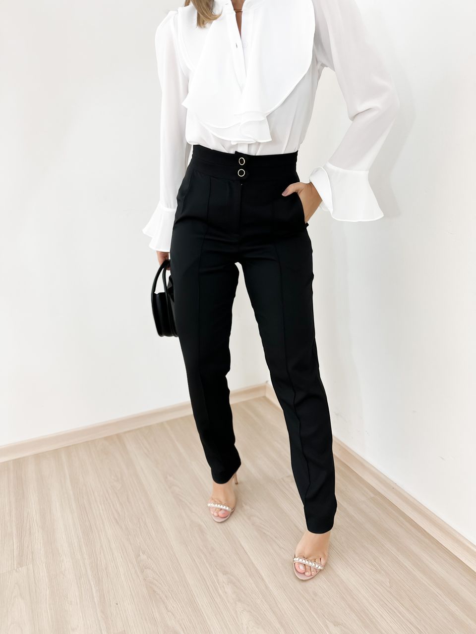 CALÇA HELEN Preta - 0042030033 - CAROLLA FERRARO