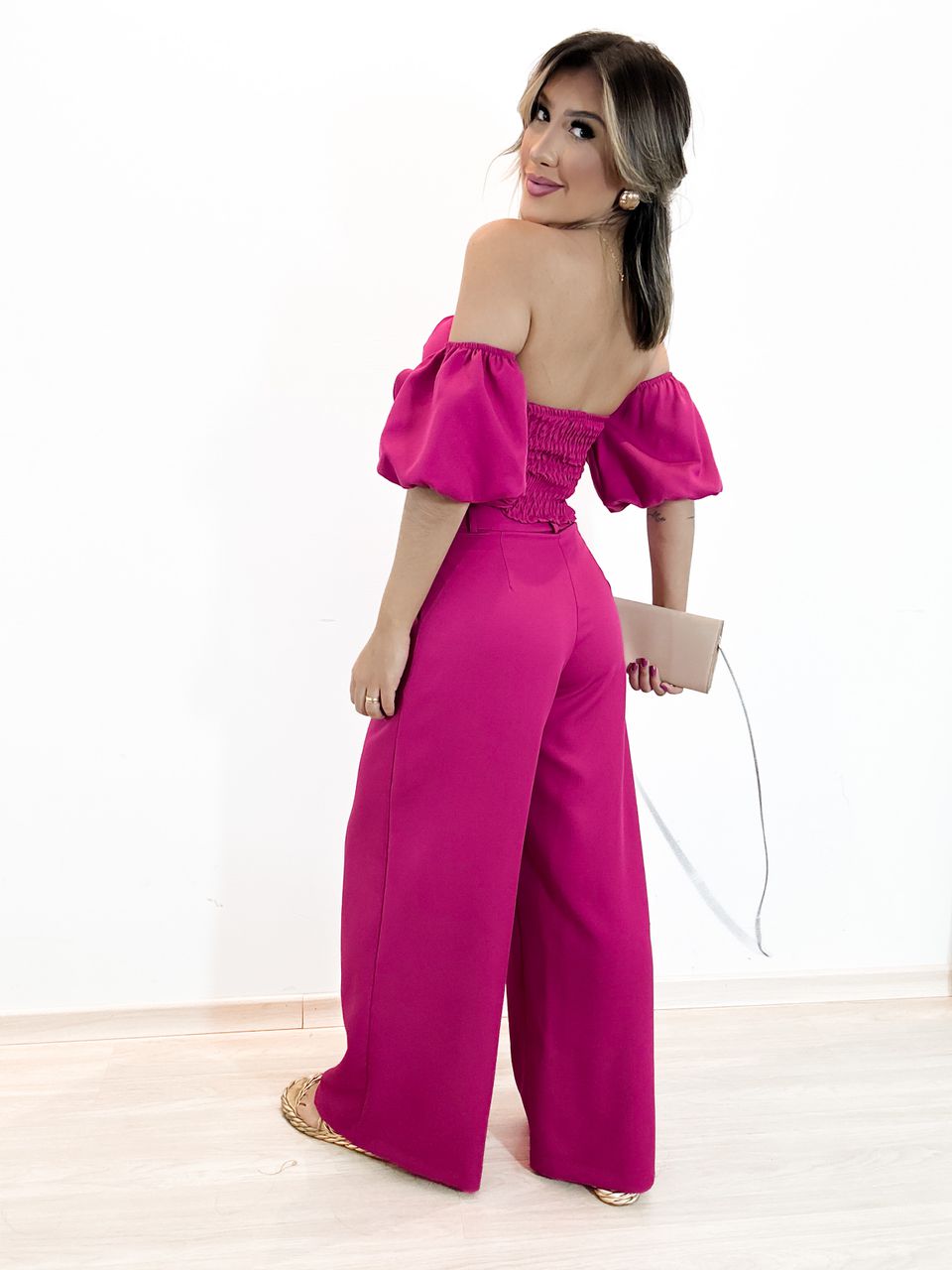 CONJUNTO FLOR CROPPED Pink