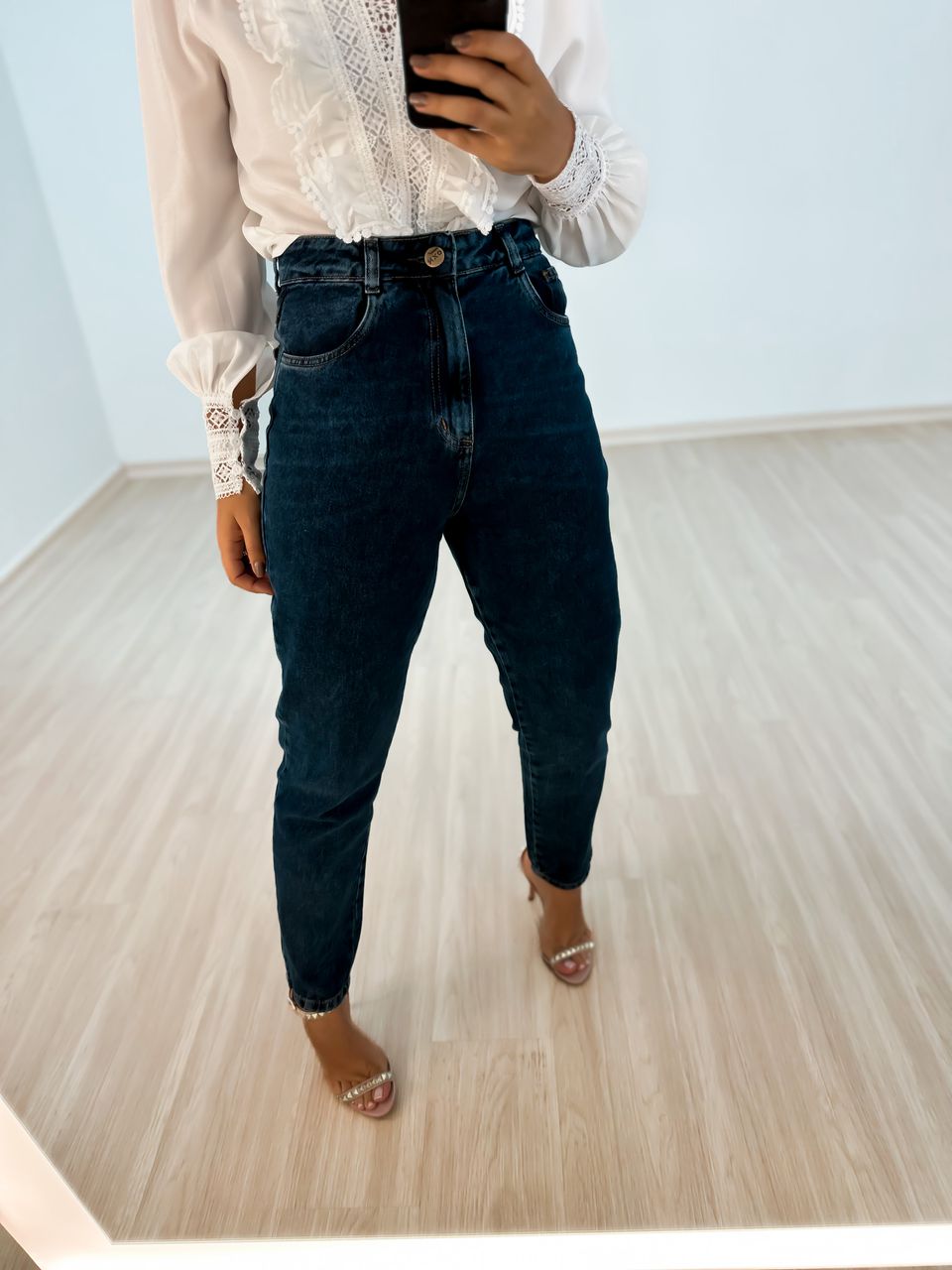 CALÇA JANE JEANS JEANS - 0038770122 - CAROLLA FERRARO