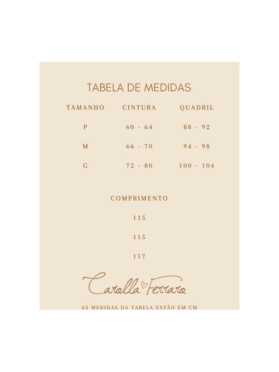 CALÇA ROSANA PANTALONA Marrom