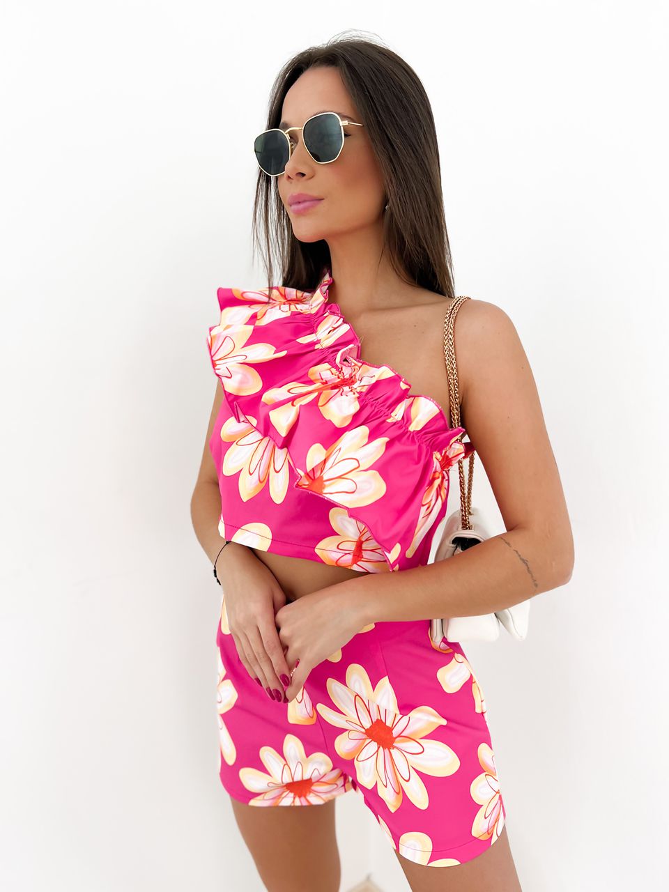 CONJUNTO YASMIN FLORAL Rosa