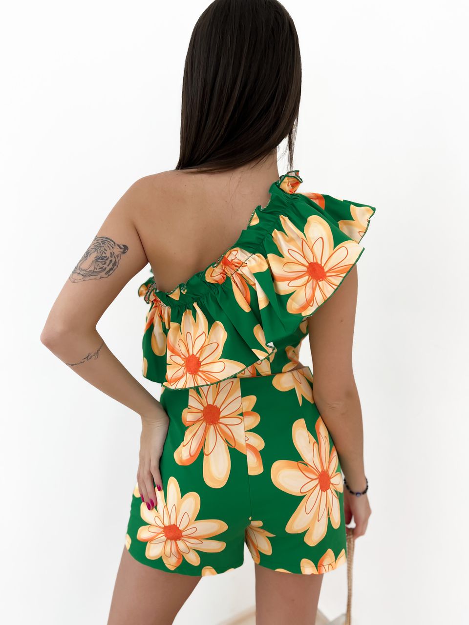 CONJUNTO YASMIN FLORAL verde