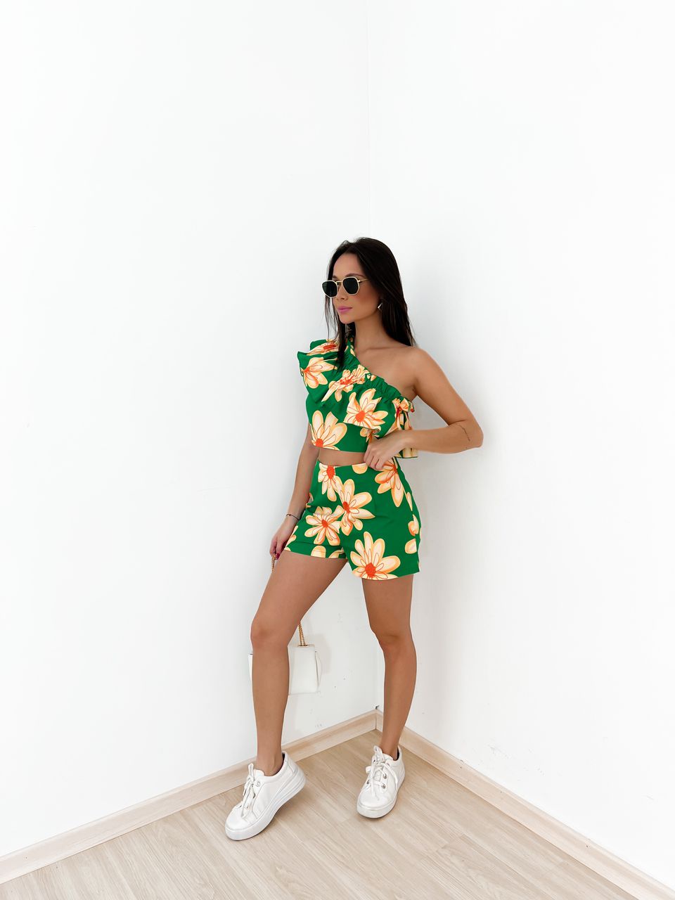 CONJUNTO YASMIN FLORAL verde