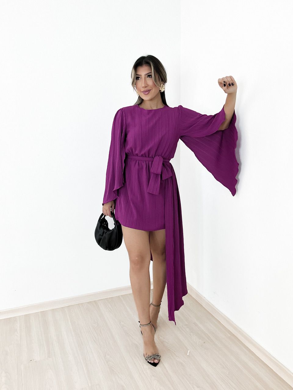 VESTIDO CF VIENA FUCSIA - 0041880120 - CAROLLA FERRARO