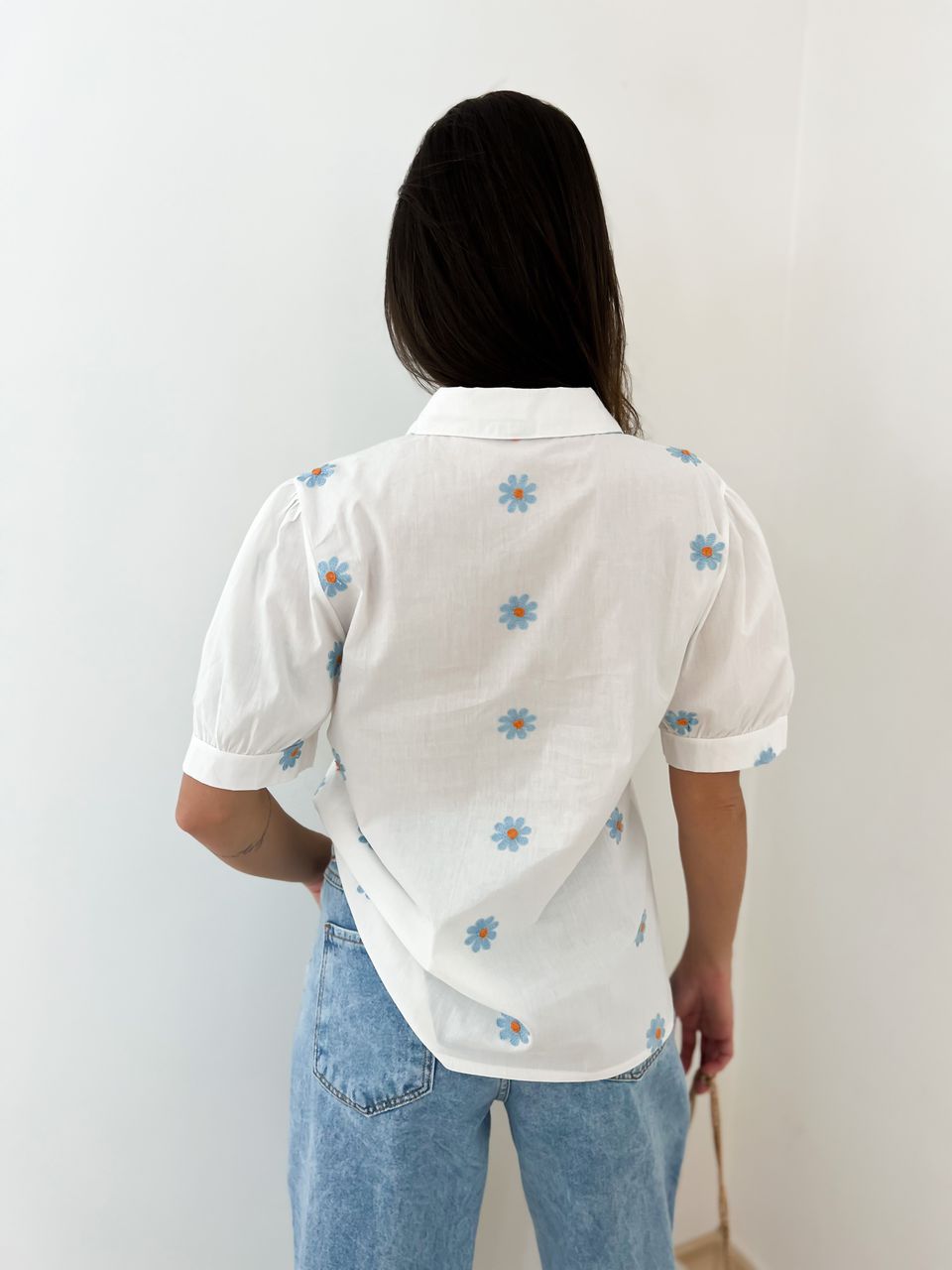 CAMISA ANA CLARA FLOR OFF