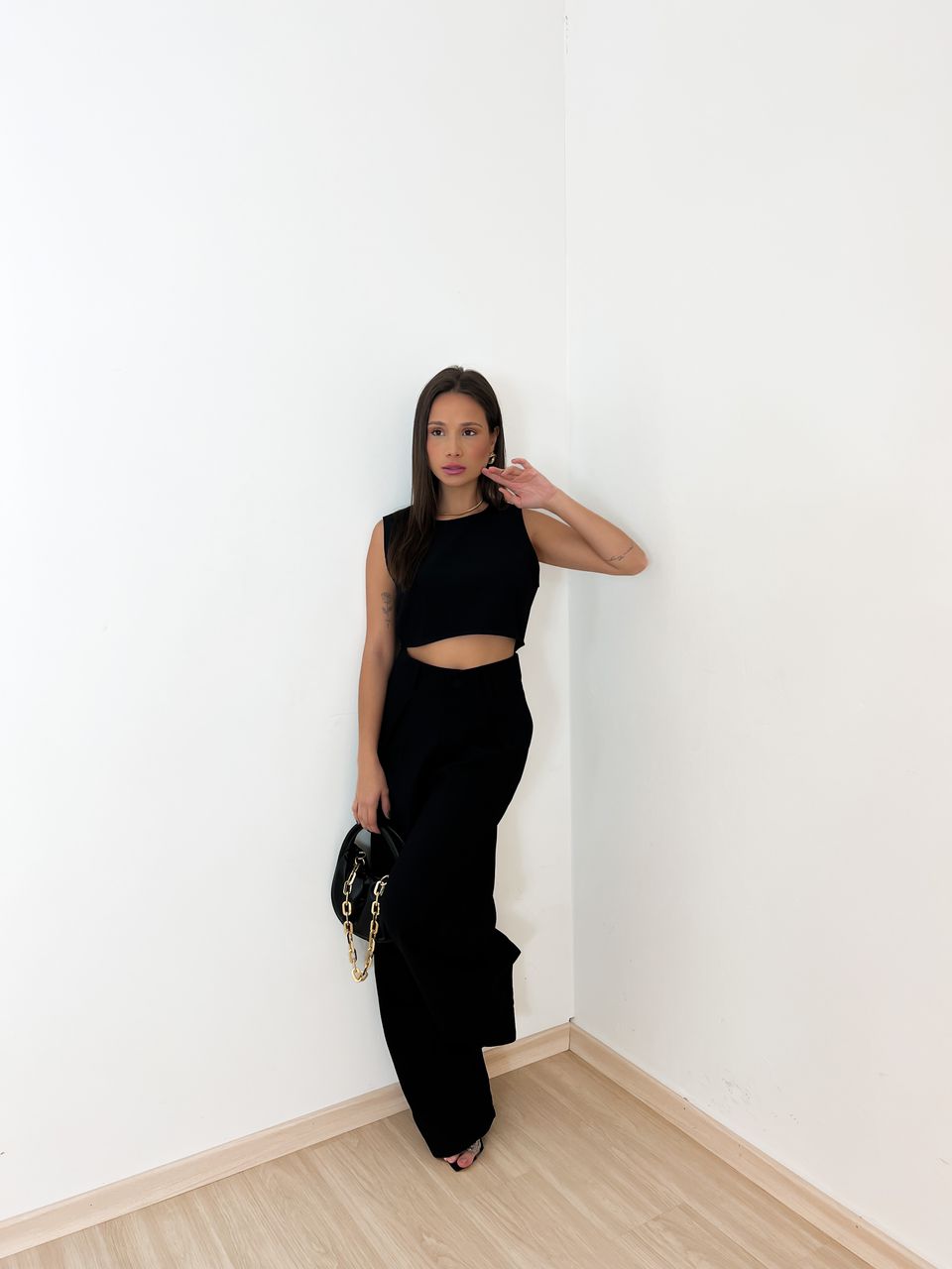 CALÇA LAUANE PANTALONA PRETA