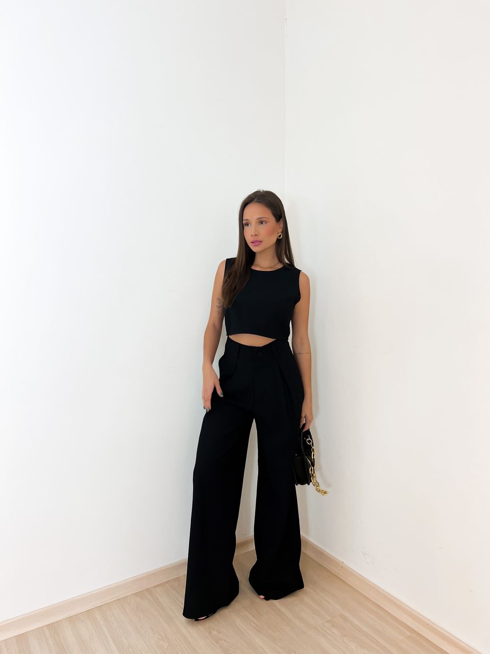 CALÇA LAUANE PANTALONA PRETA