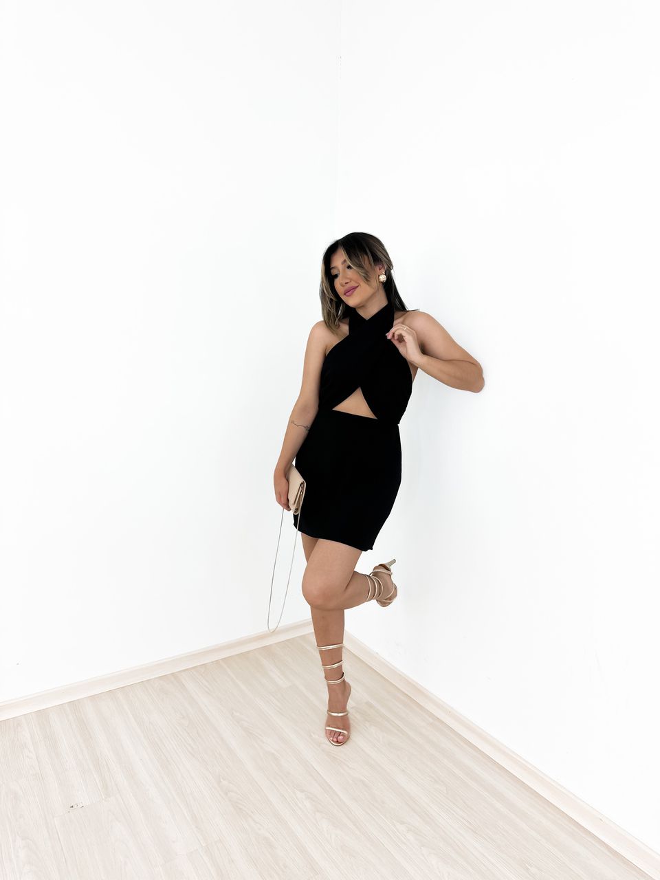 VESTIDO CF BARBIE PRETO