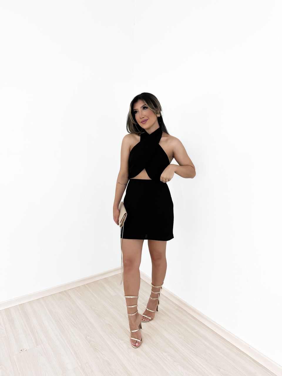 VESTIDO CF BARBIE PRETO
