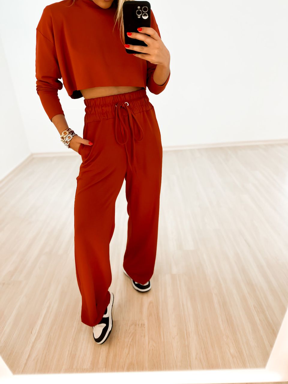 CALÇA MOLETINHO PANTALONA TERRA - 0038360149 - CAROLLA FERRARO