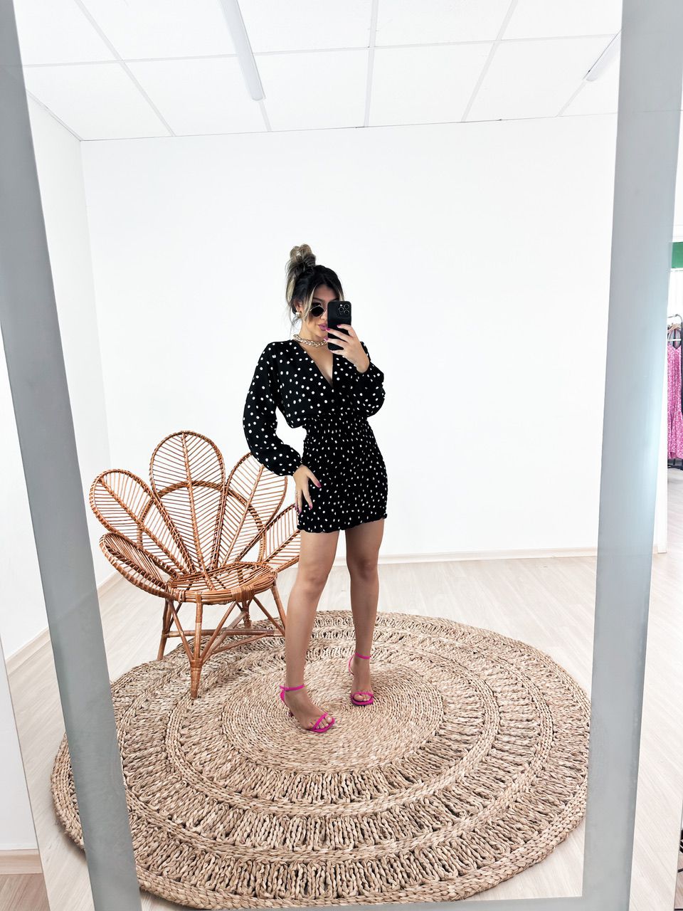 VESTIDO KEILA POA preto