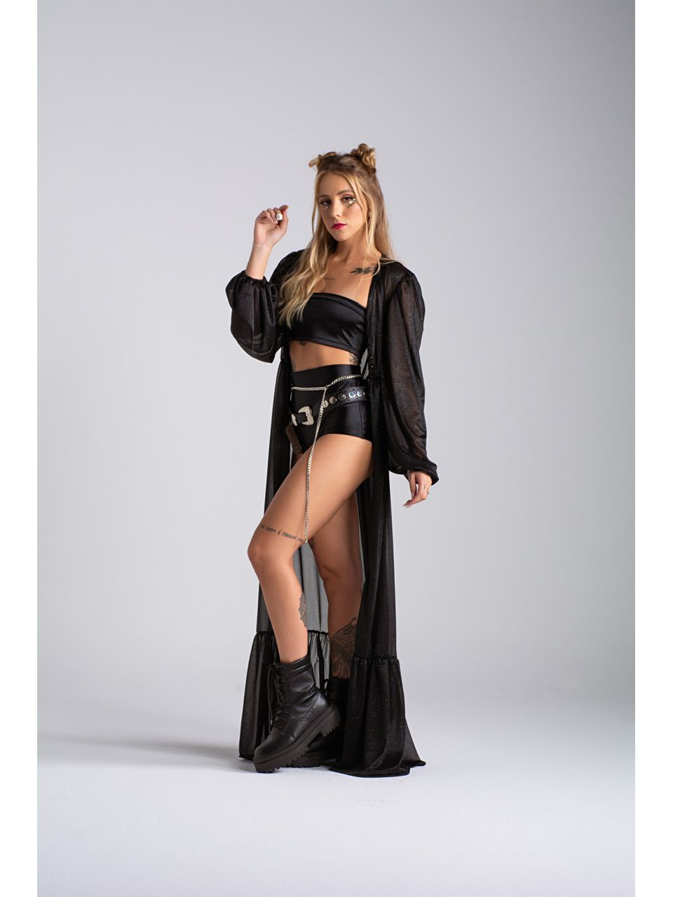 KIMONO CF SKY preto