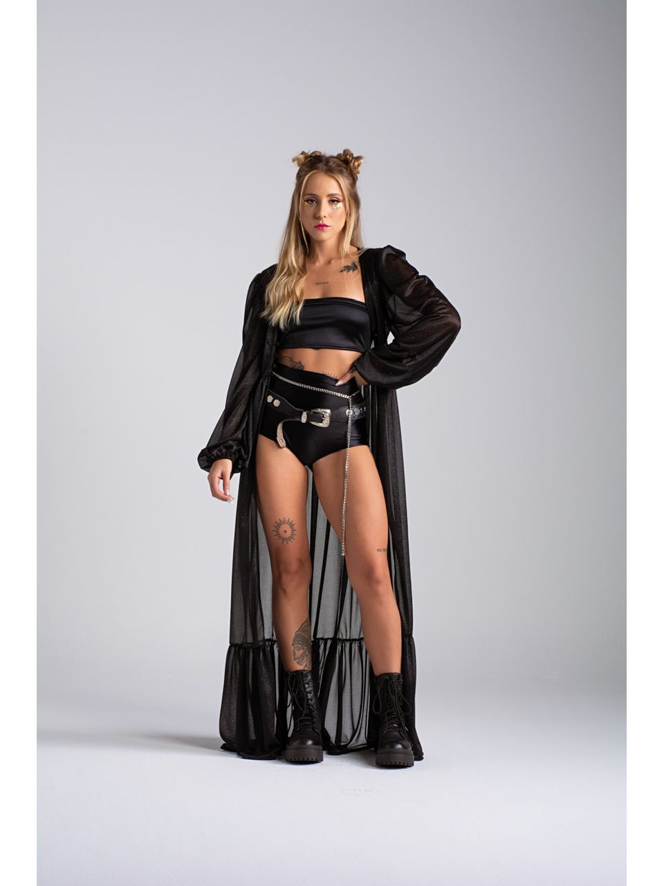 KIMONO CF SKY preto