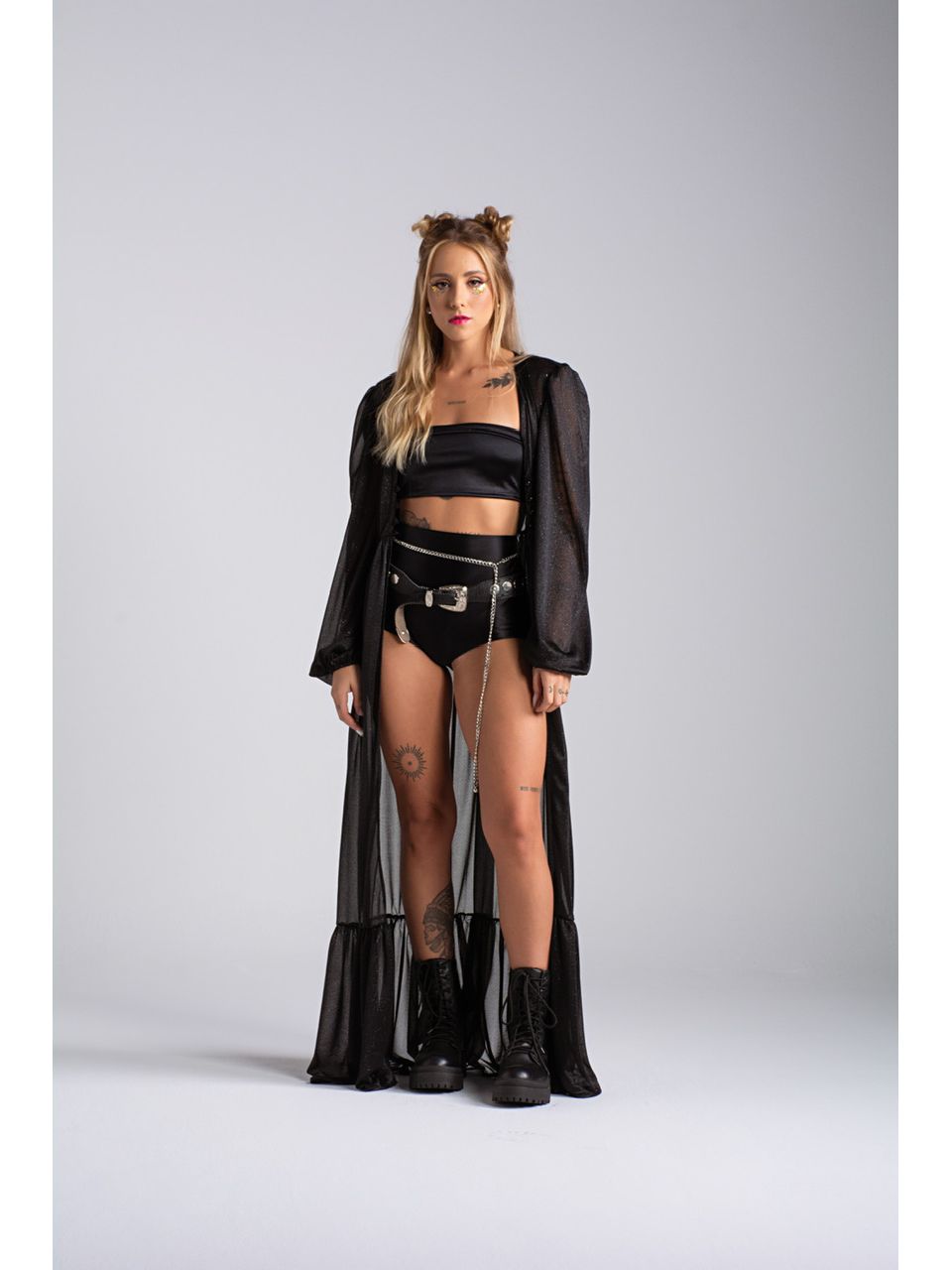 KIMONO CF SKY preto