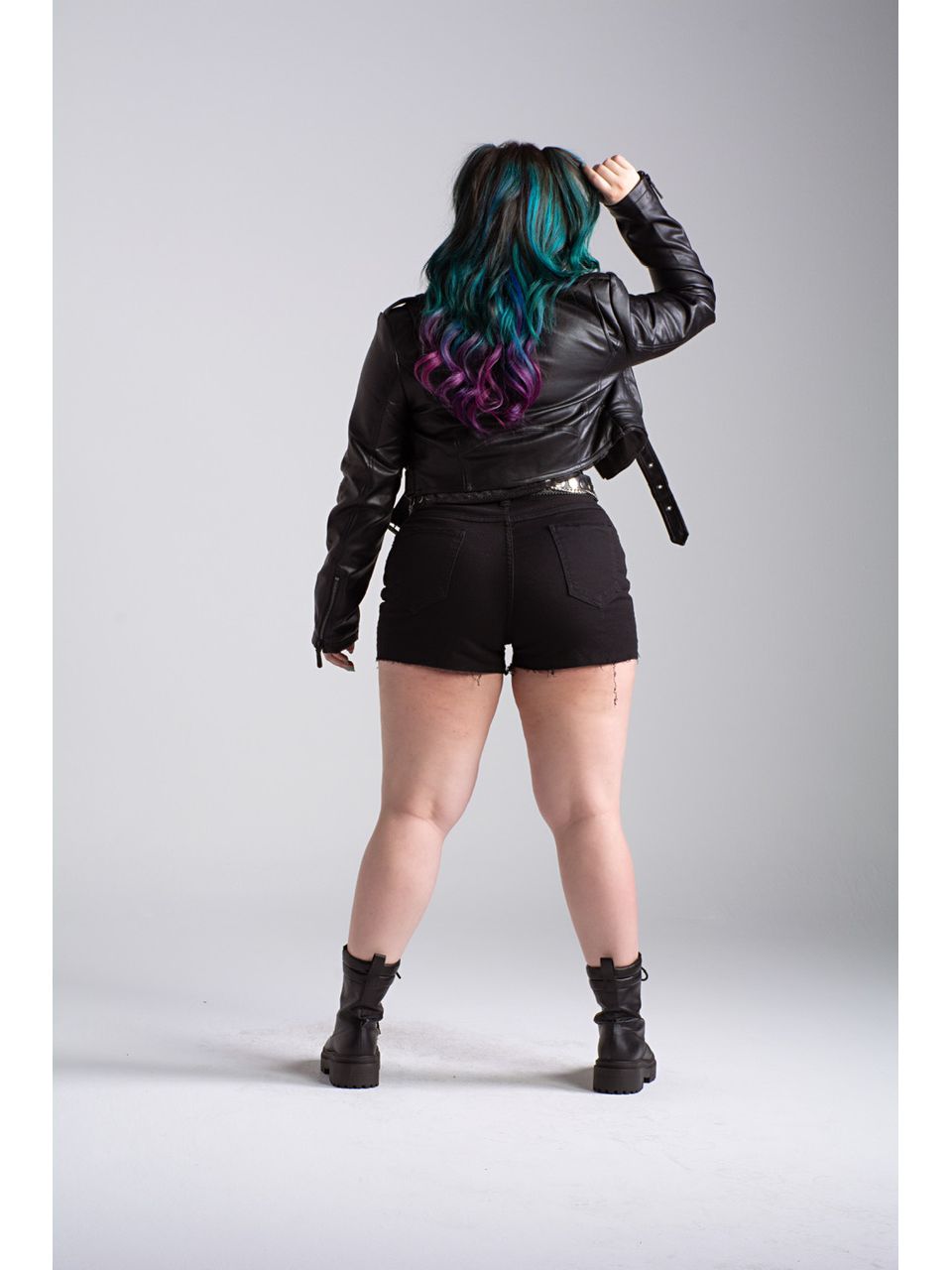 SHORT JEANS preto