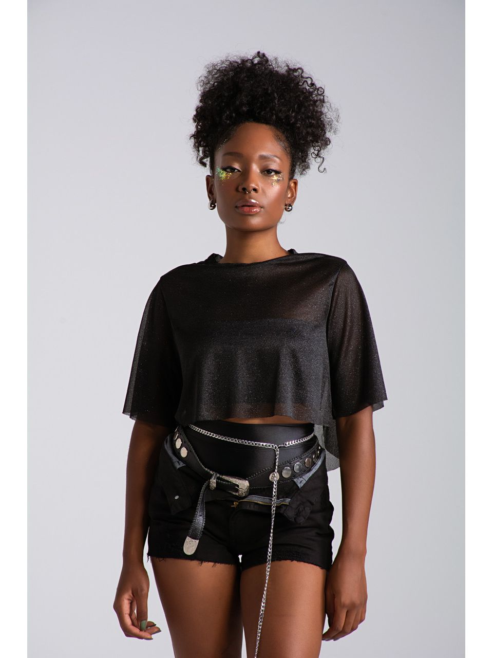 CROPPED CF BABY preto