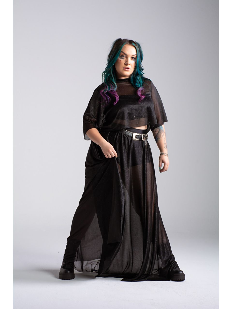 CROPPED CF BABY preto