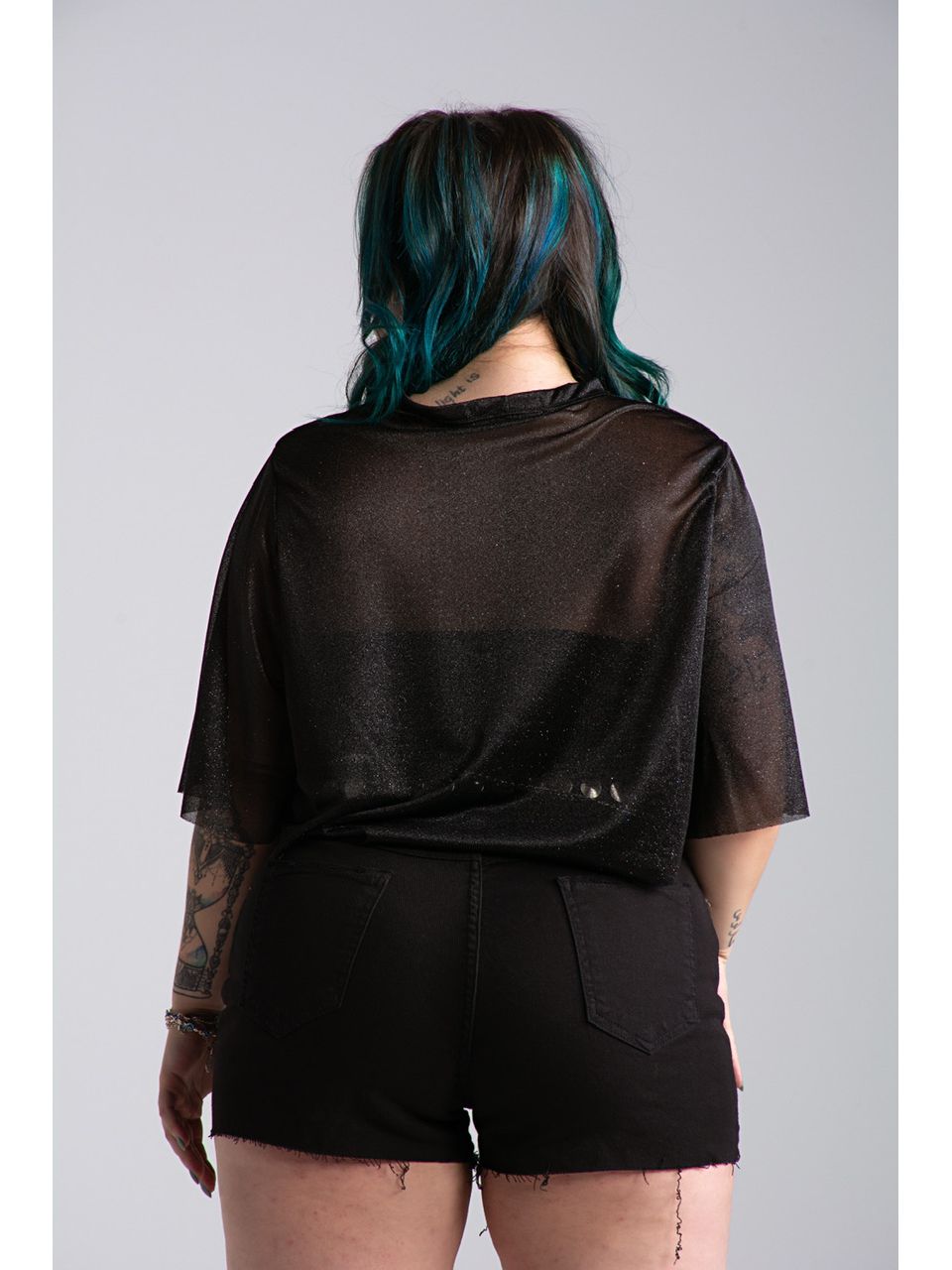 CROPPED CF BABY preto
