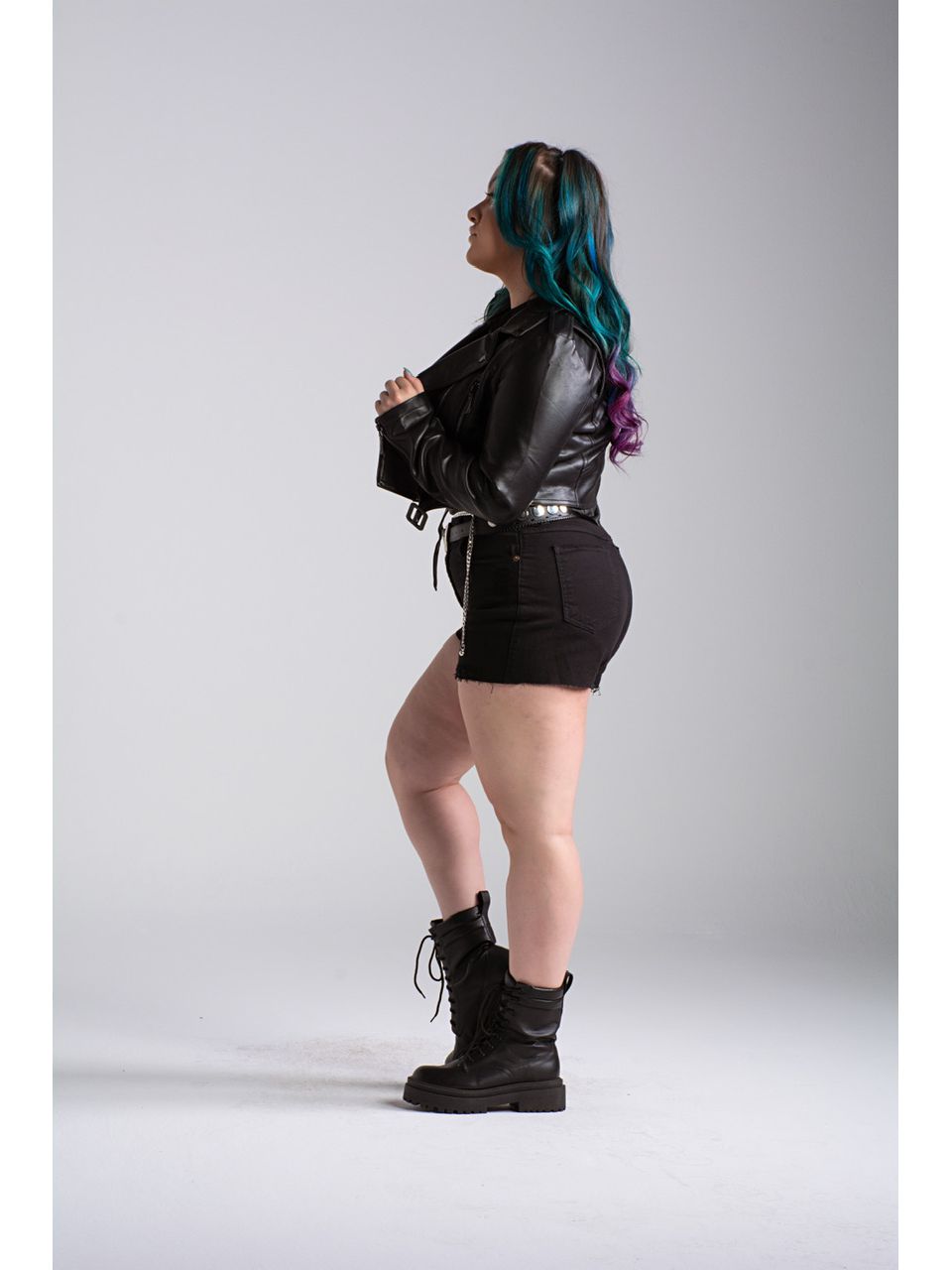 SHORT JEANS preto