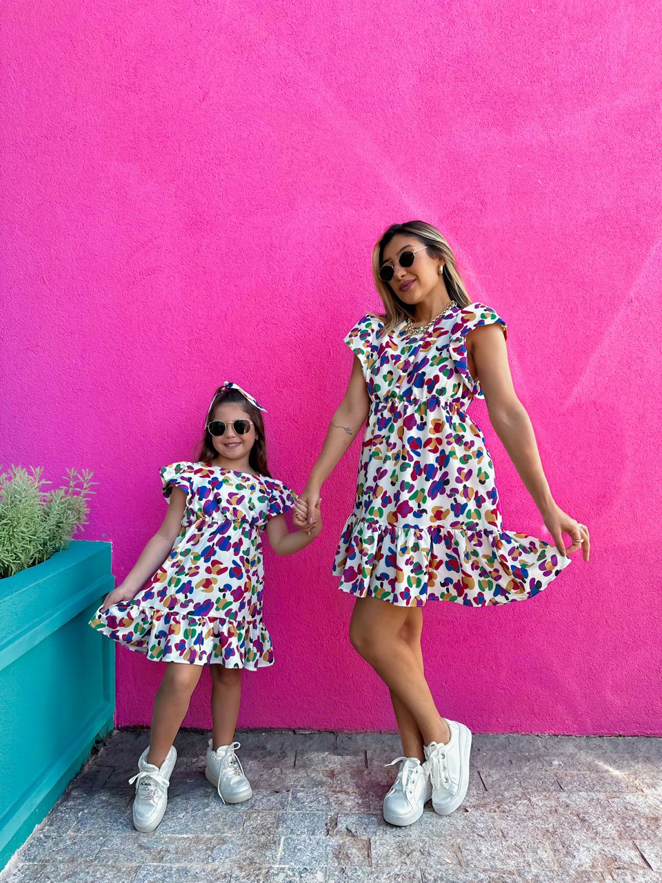 VESTIDO CF AQUARELA KIDS Estampado