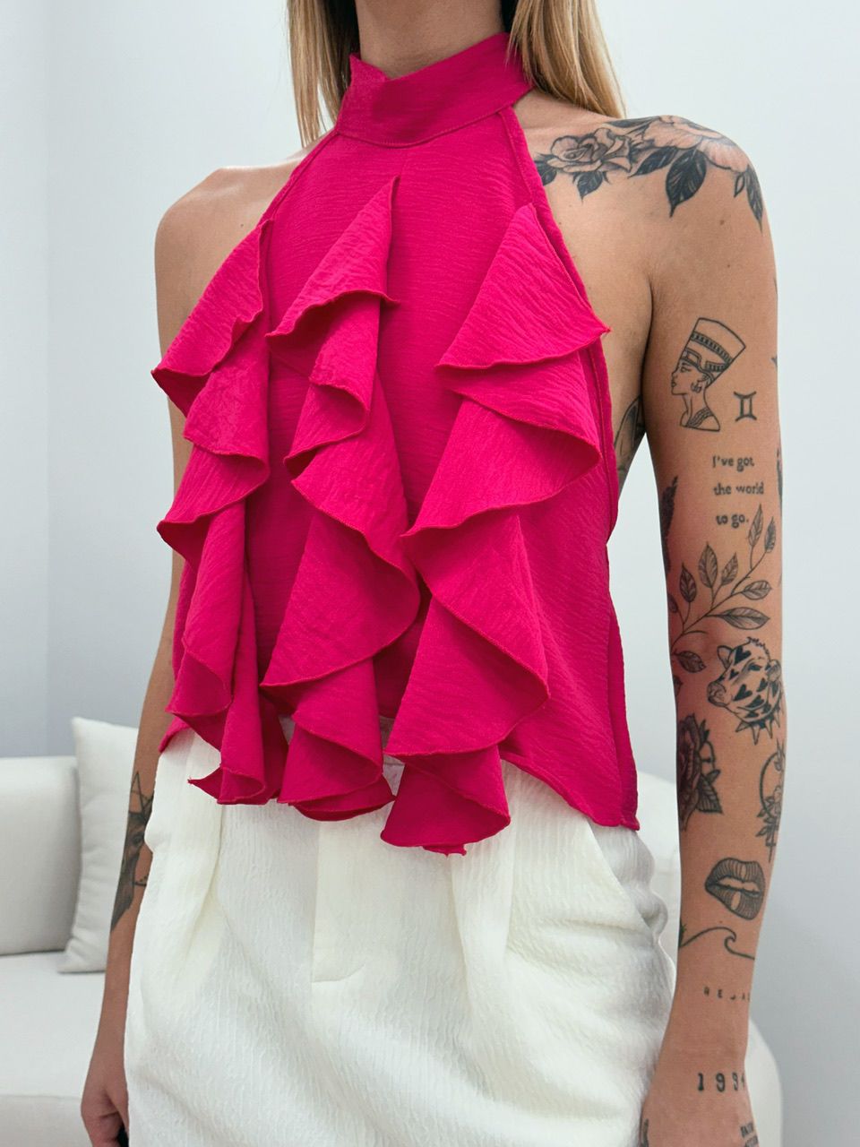 BLUSA LAIS FRENTE ÚNICA PINK
