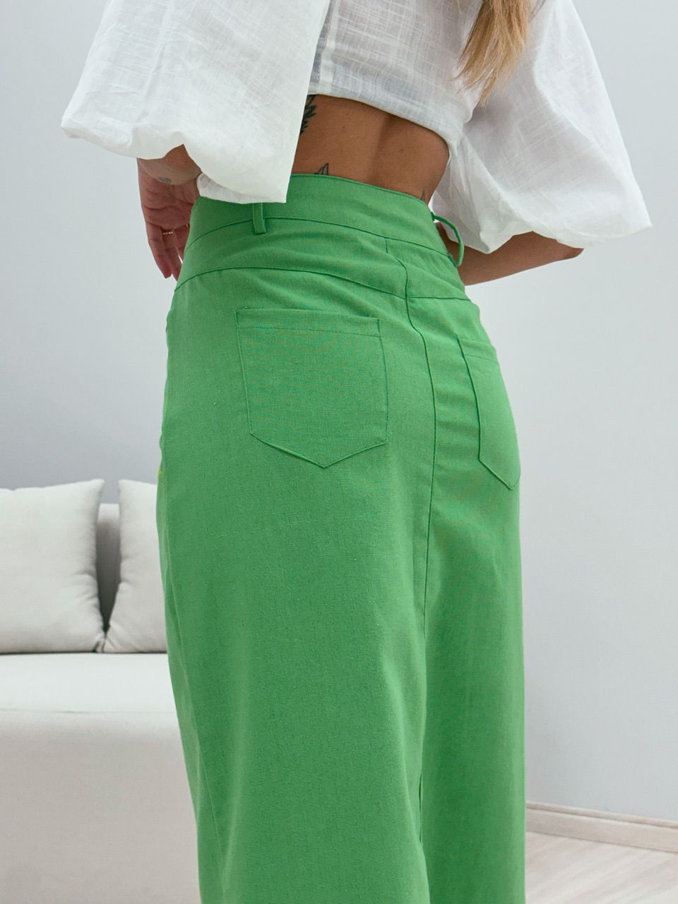 SAIA CLARA MIDI VERDE