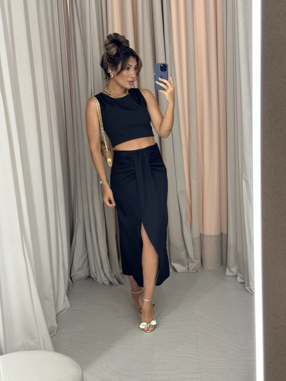 CONJUNTO MARIANA SAIA PRETO - 0049360032 - CAROLLA FERRARO
