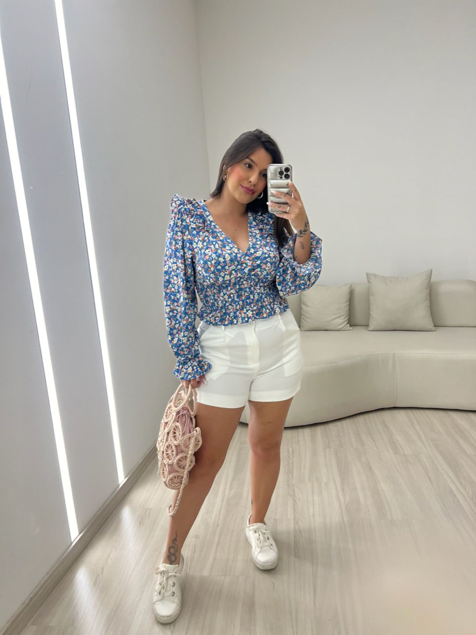 BLUSA YASMIN TRESPASSADA AZUL