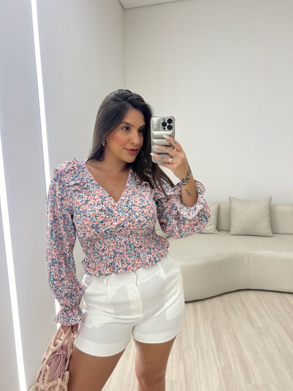BLUSA YASMIN TRESPASSADA LILÁS