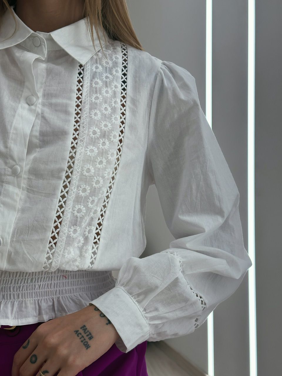 CAMISA BELLA LASTEX OFF