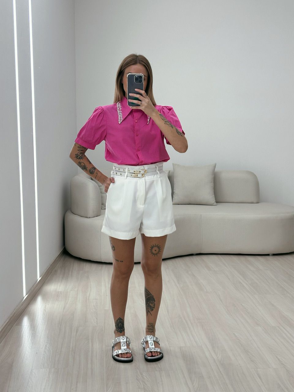 CAMISA ISIS PEDRARIA PINK