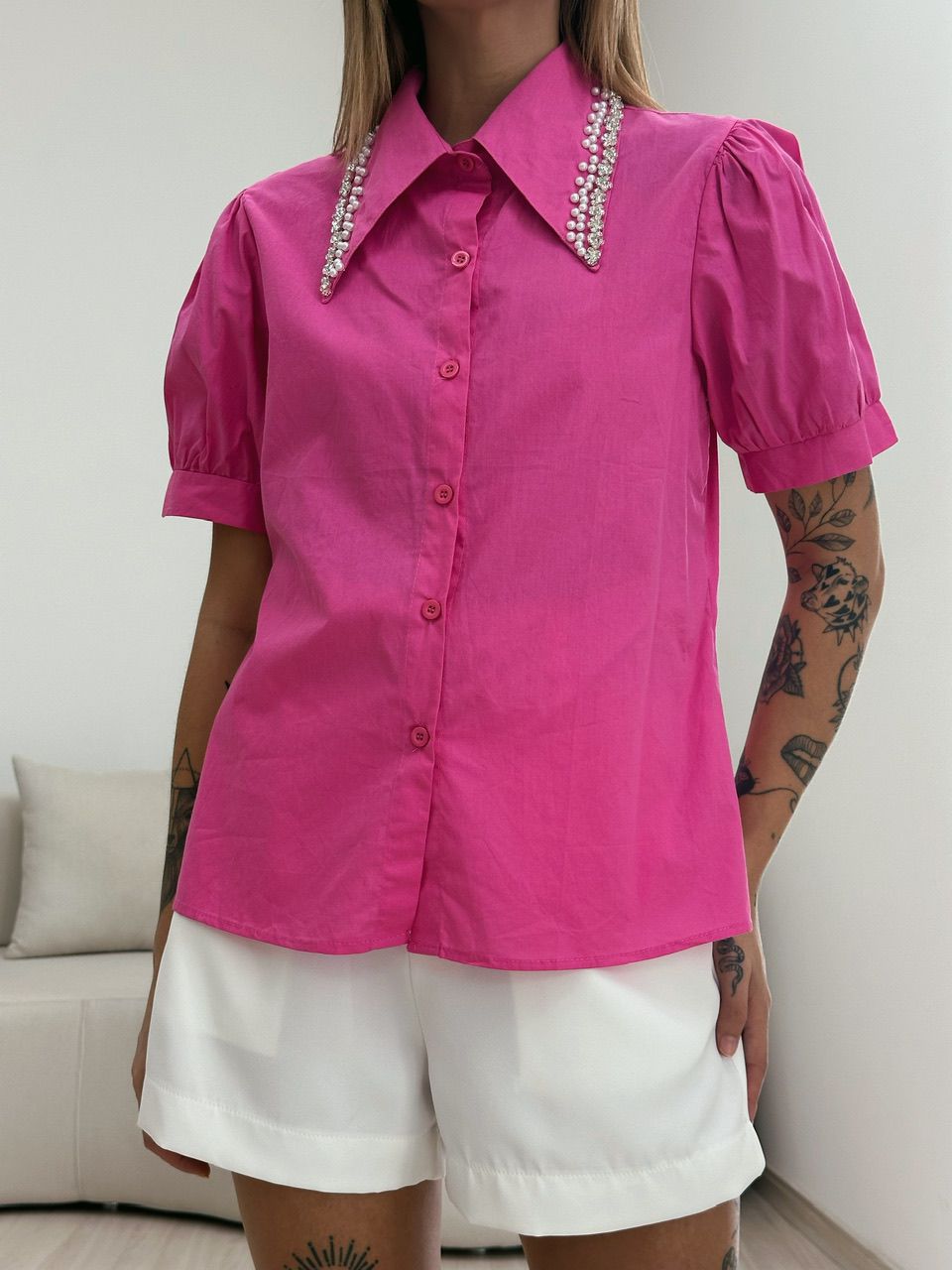 CAMISA ISIS PEDRARIA PINK
