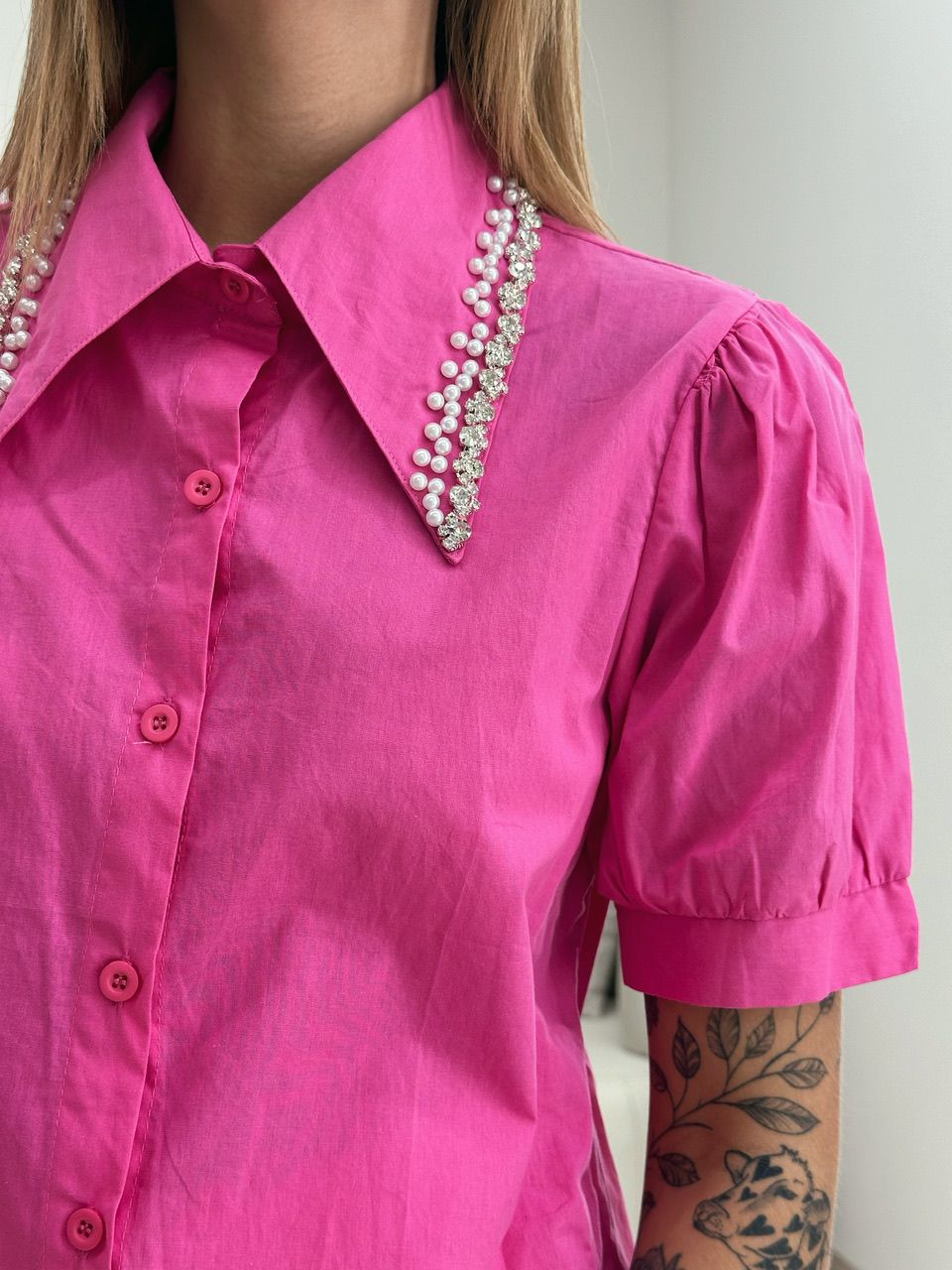 CAMISA ISIS PEDRARIA PINK