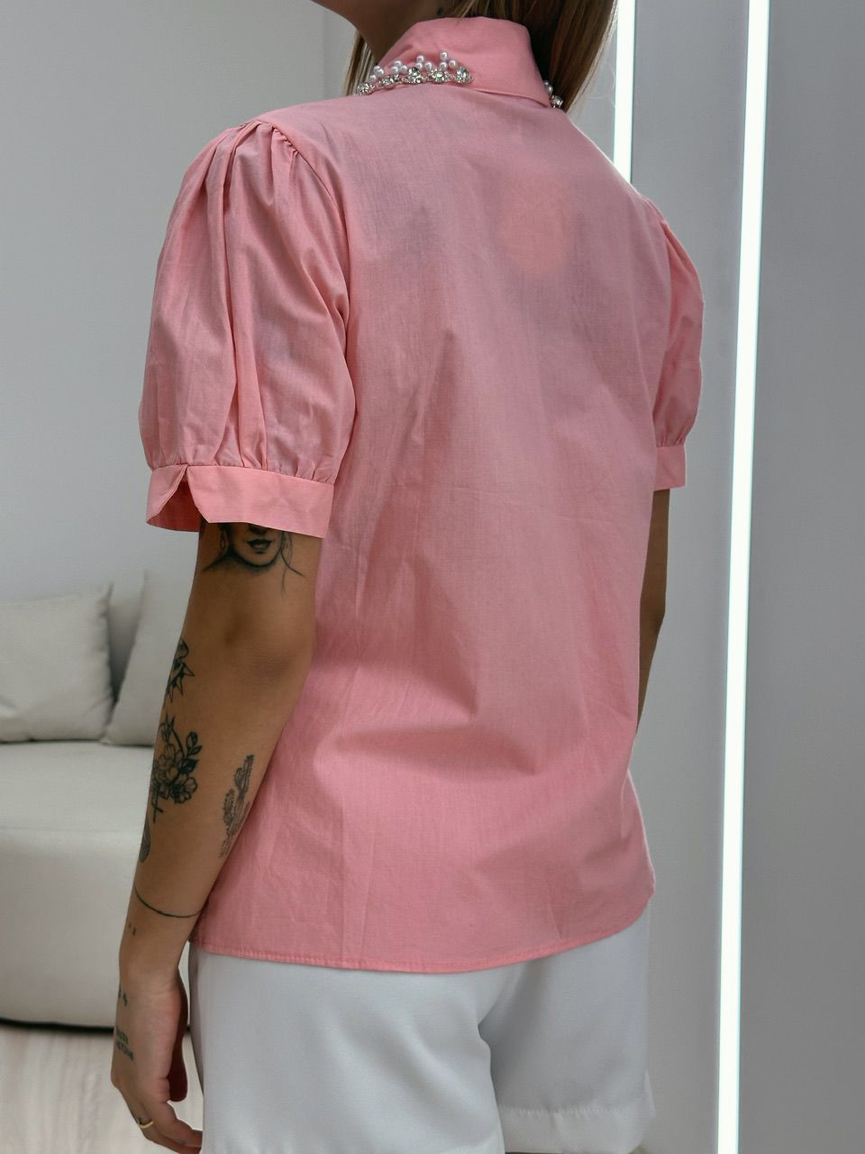 CAMISA ISIS PEDRARIA ROSA