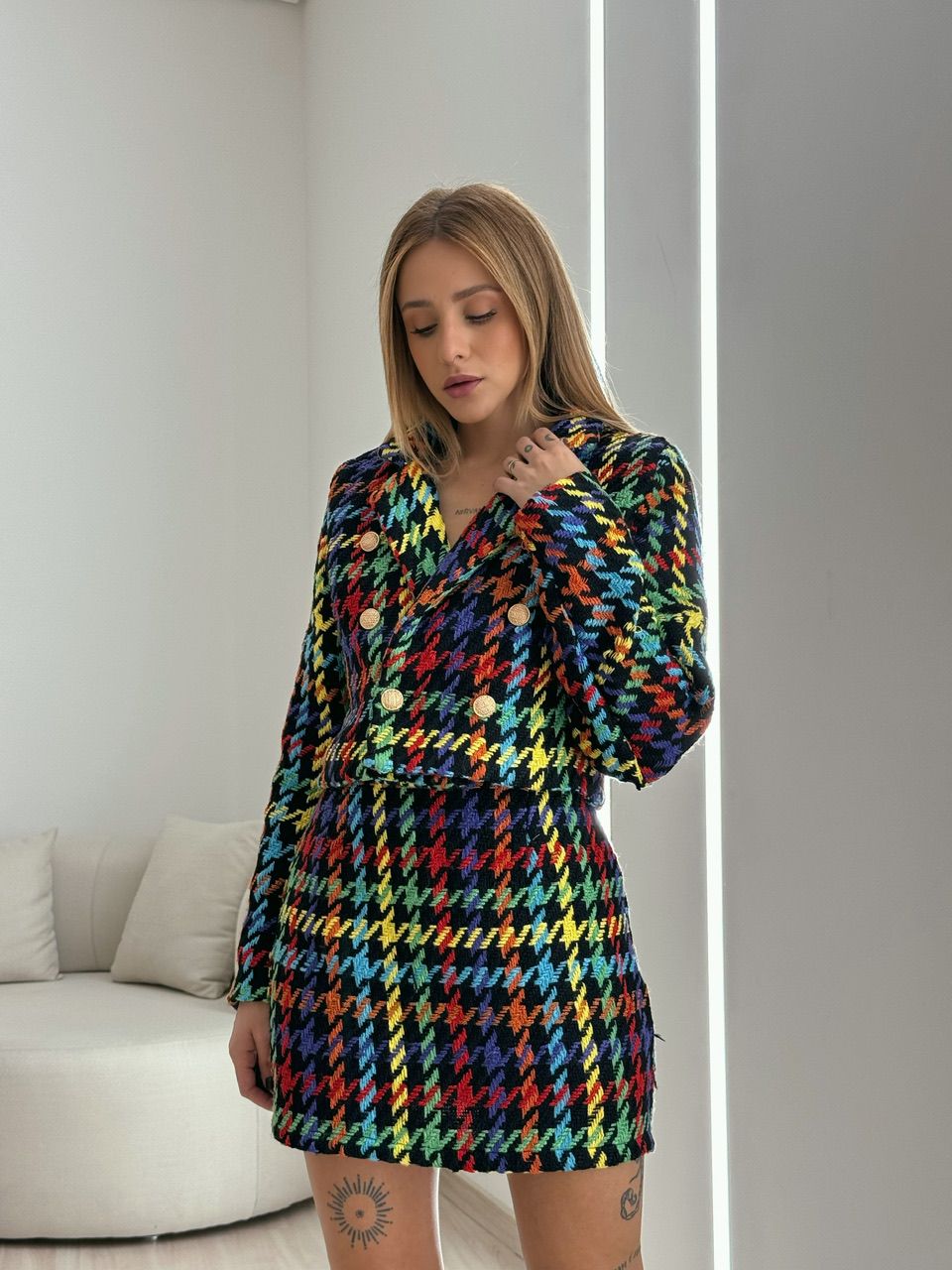 CONJUNTO TWEED COLOR COLORS - 0050430089 - CAROLLA FERRARO