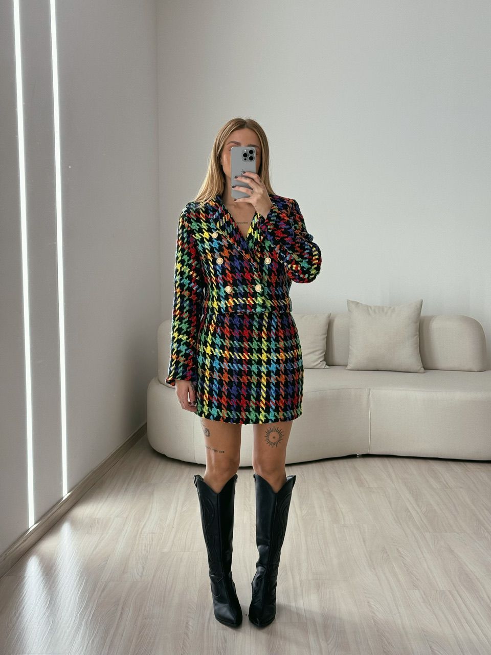 CONJUNTO TWEED COLOR COLORS