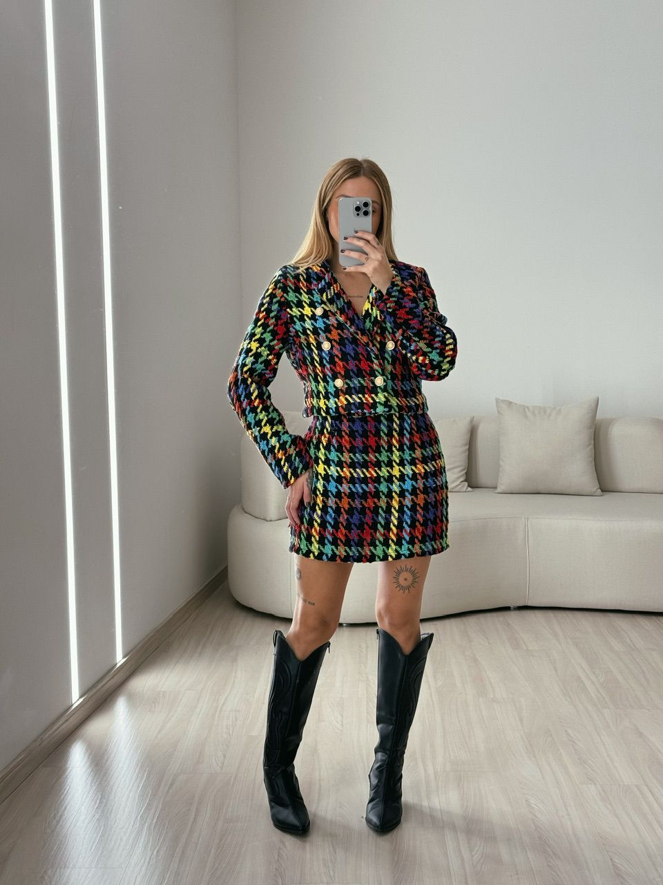 CONJUNTO TWEED COLOR COLORS