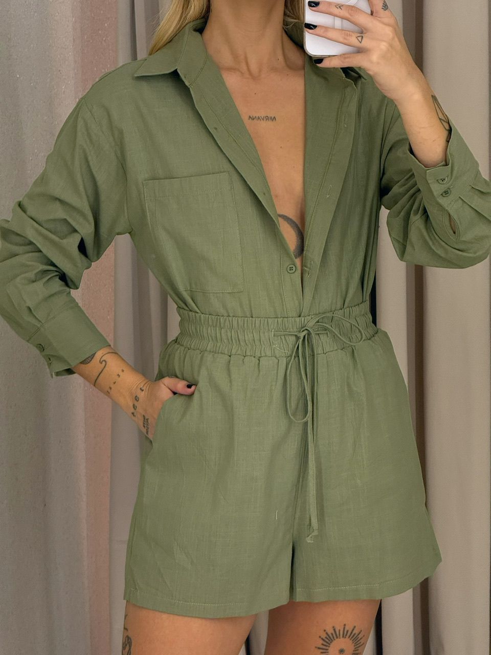 CONJUNTO AMABLY SHORT VERDE