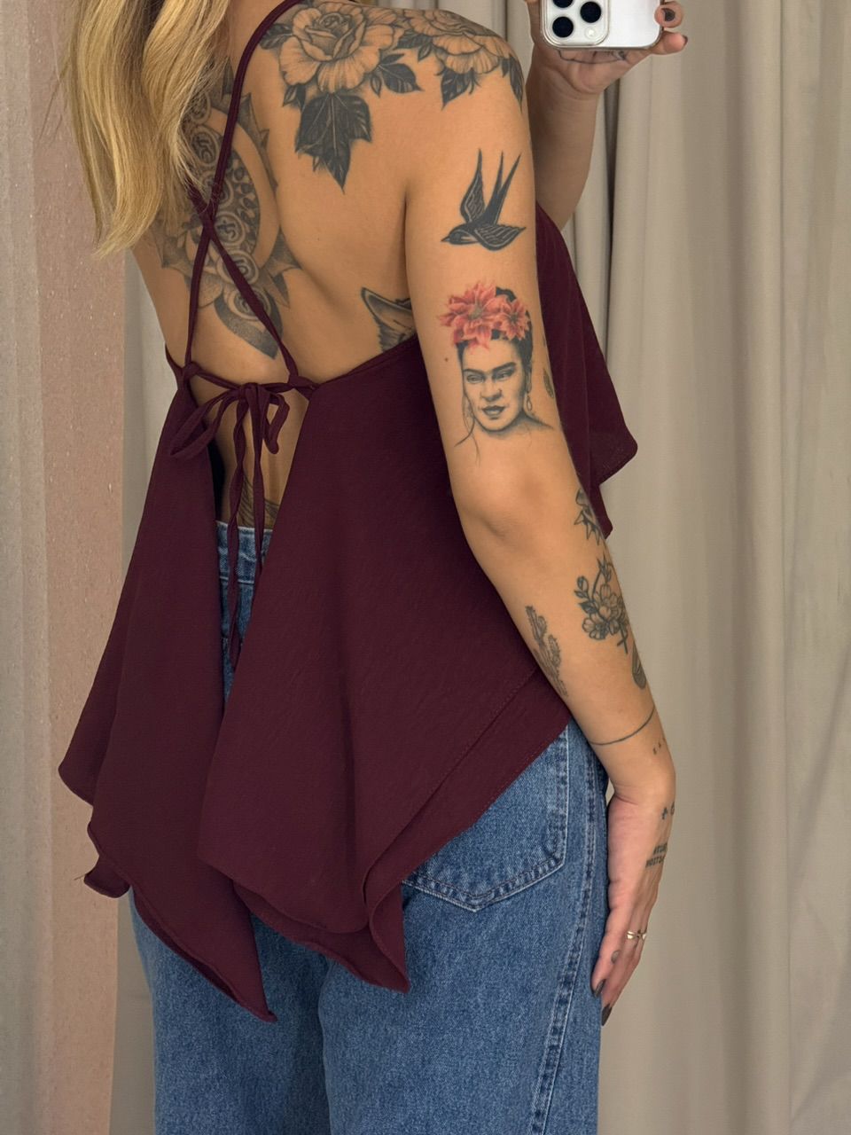 CROPPED SANDRA COSTAS ABERTAS VINHO