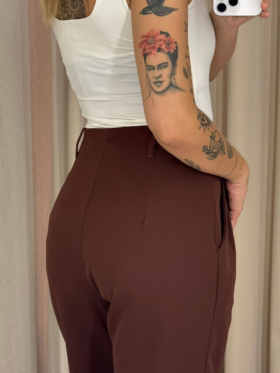 CALÇA SANDRA CENOURA MARROM