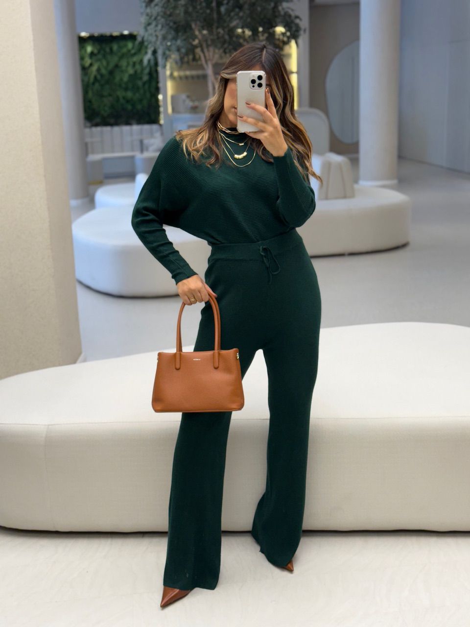 CONJUNTO NAYARA Tricot verde