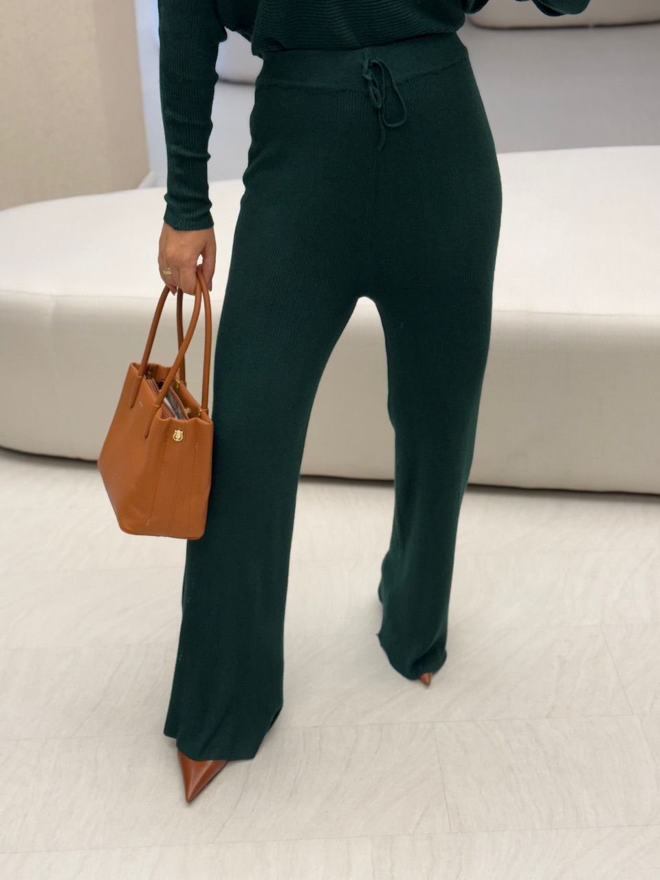 CONJUNTO NAYARA Tricot verde