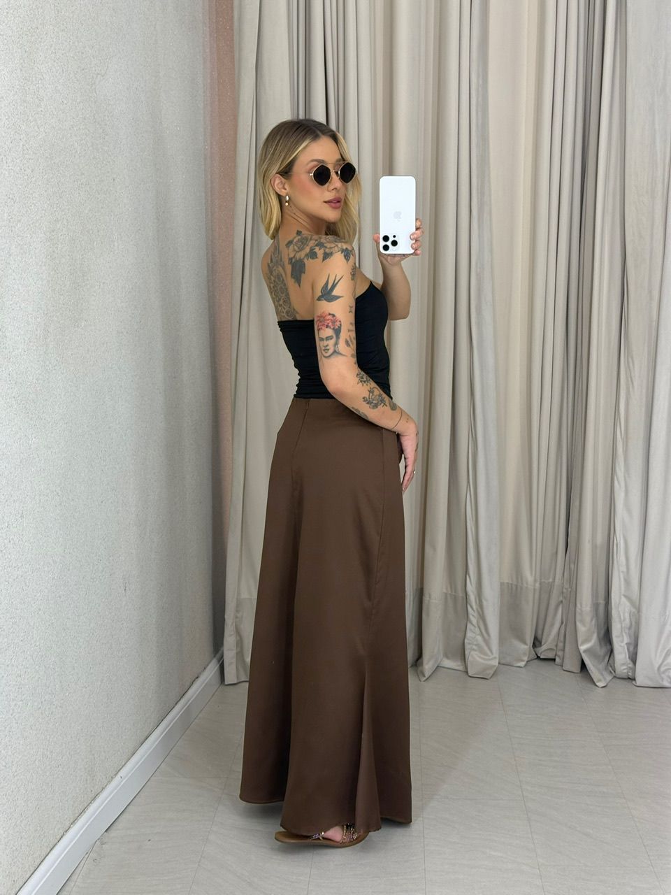 SAIA MARIA HELENA ACETINADA CAPUCCINO 