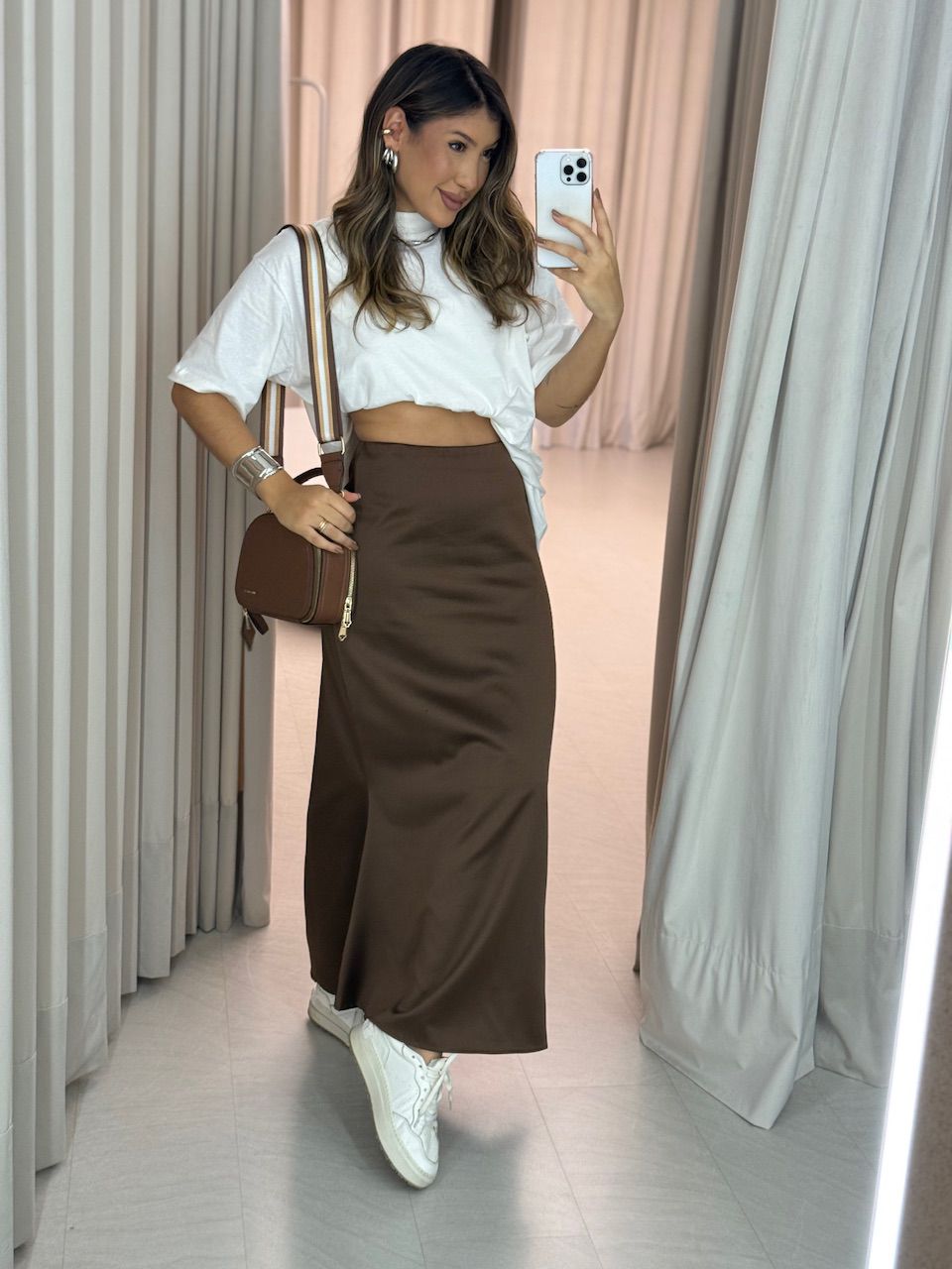 SAIA MARIA HELENA ACETINADA CAPUCCINO 