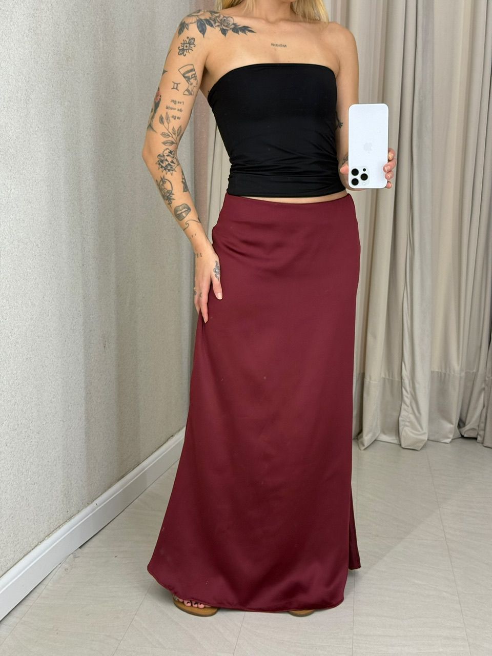 SAIA MARIA HELENA ACETINADA VINHO