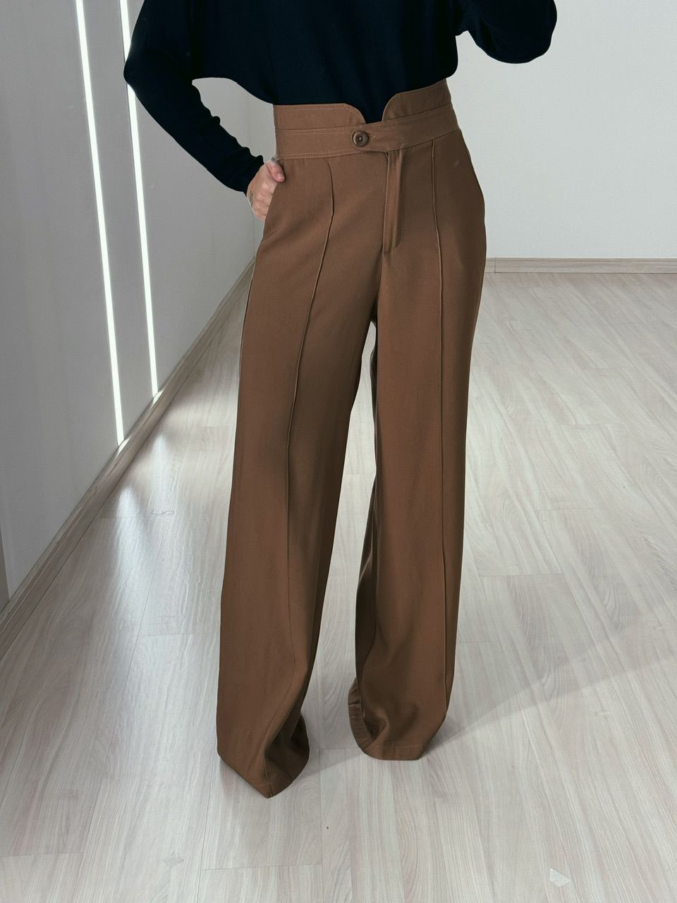 CALÇA LETÍCIA 02 PANTALONA CAPUCCINO 