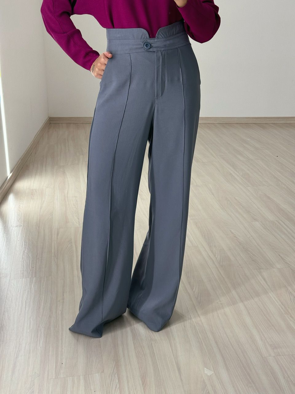 CALÇA LETÍCIA 02 PANTALONA CINZA