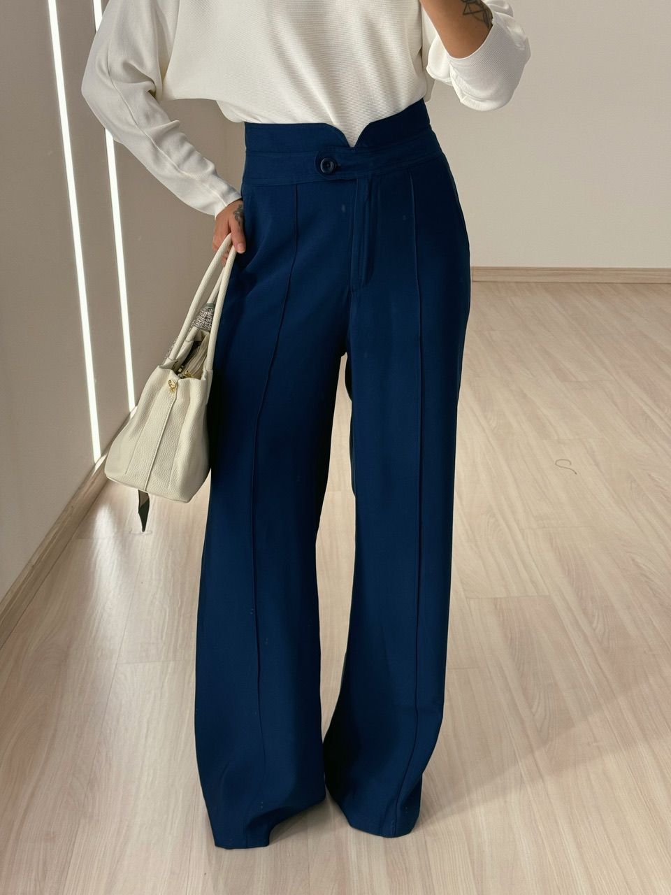 CALÇA LETÍCIA 02 PANTALONA MARINHO